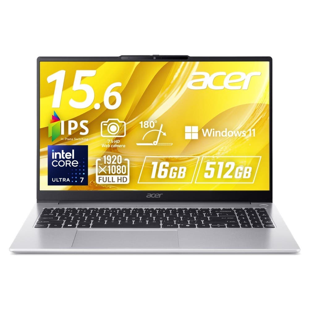 Acer Aspire Lite 15 AL15-74P-N76Yのノートパソコン