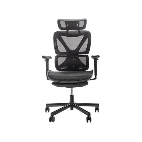 黒いCOFO Chair Liteのオフィスチェア
