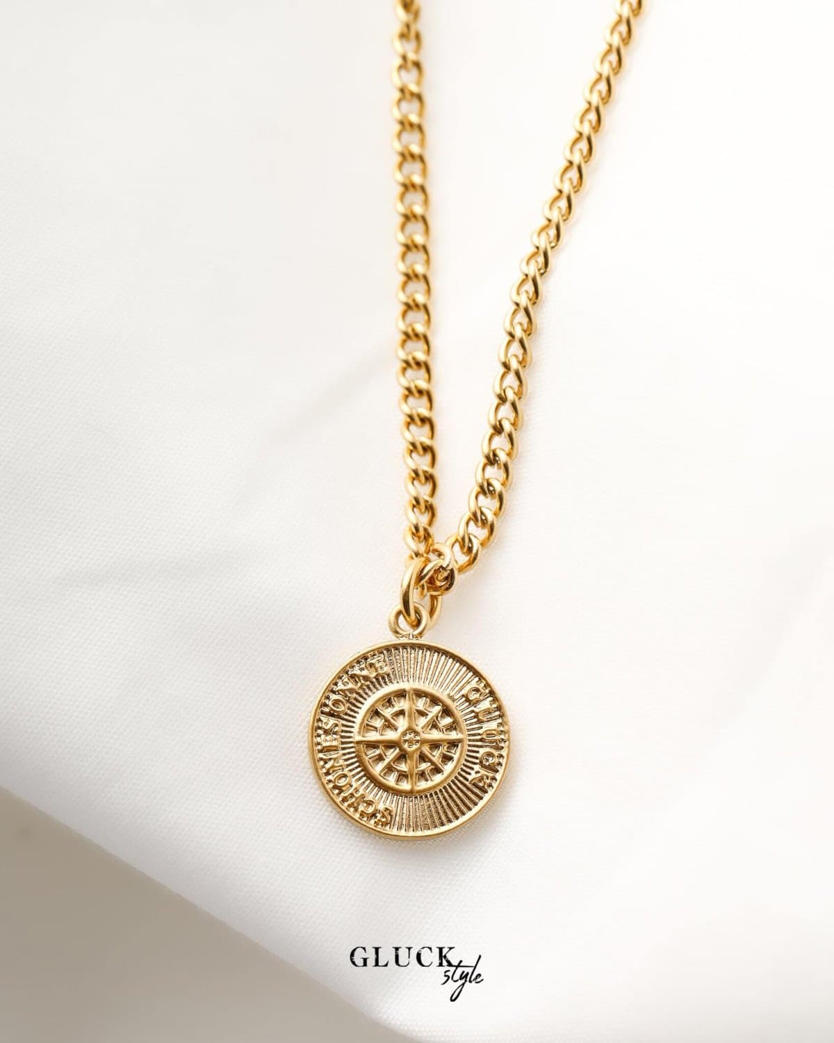 GLUCK Sonne Coin necklaceのコインモチーフネックレス
