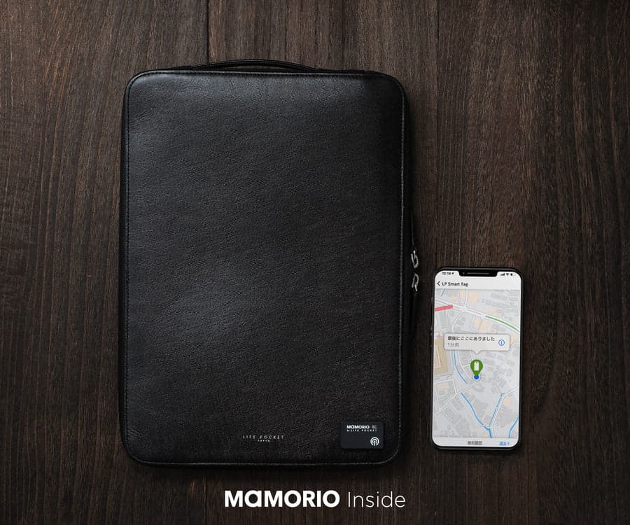 黒いLIFE POCKET Digital CaseのノートPCケース