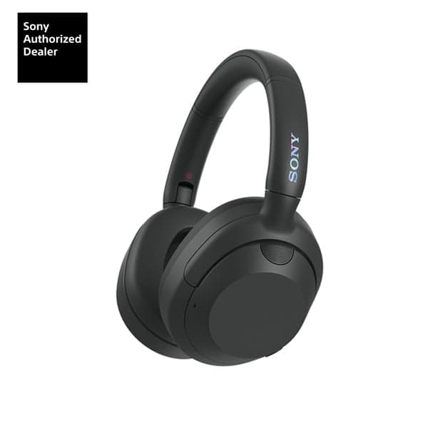 黒いSONY ULT WEARのワイヤレスヘッドホン
