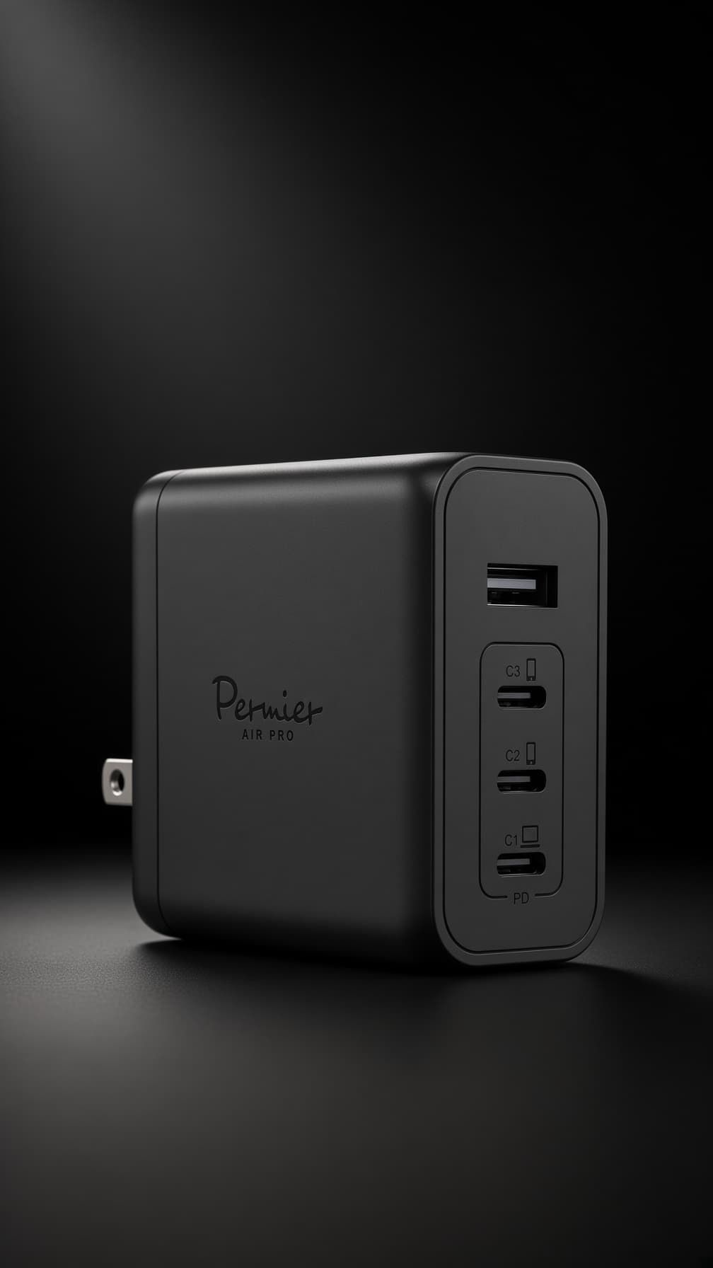 黒いtama's PR-AP160UC3のUSB充電器